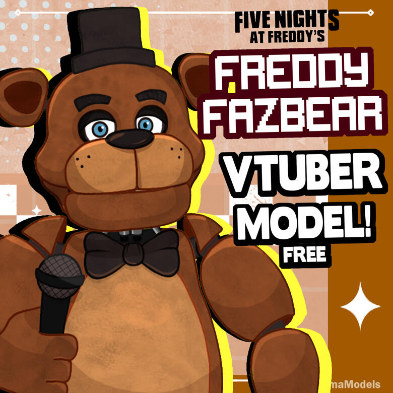 Five Night's At Freddy's Animatronic VTuber Models